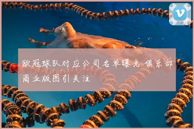欧冠球队对应公司名单曝光 俱乐部商业版图引关注